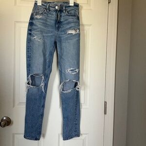 American Eagle ripped jeans